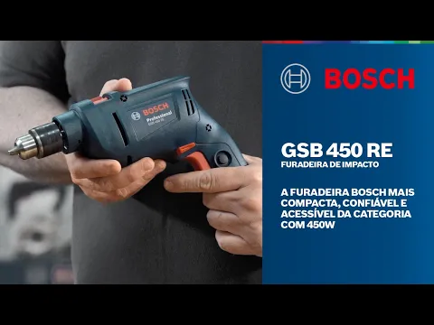 Furadeira de Impacto 3/8" 450W GSB 450 RE 220V Bosch