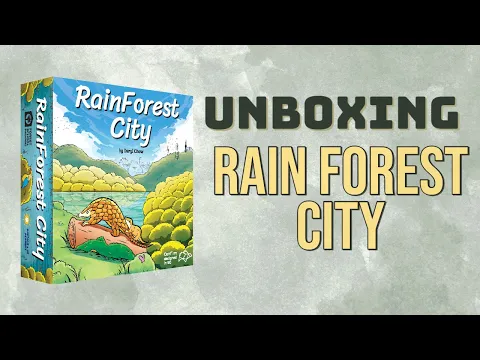 Unboxing Rainforest City from @JEUXORIGAMES