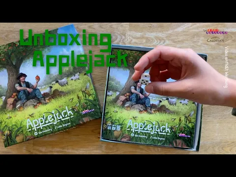 Unboxing Applejack – das Spiel von Uwe Rosenberg, mit Illustrationen von Lukas Siegmon – Premiere!