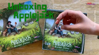 Unboxing Applejack – das Spiel von Uwe Rosenberg, mit Illustrationen von Lukas Siegmon – Premiere!