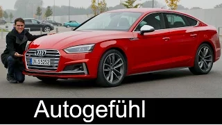 Audi A5 Sportback S-line vs S5 Sportback V6 FULL REVIEW test driven new neu 2017
