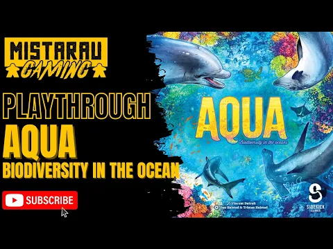 Aqua - Biodiversity in the Ocean | How to Play | Solo Playthrough | Mista Rau Gaming |