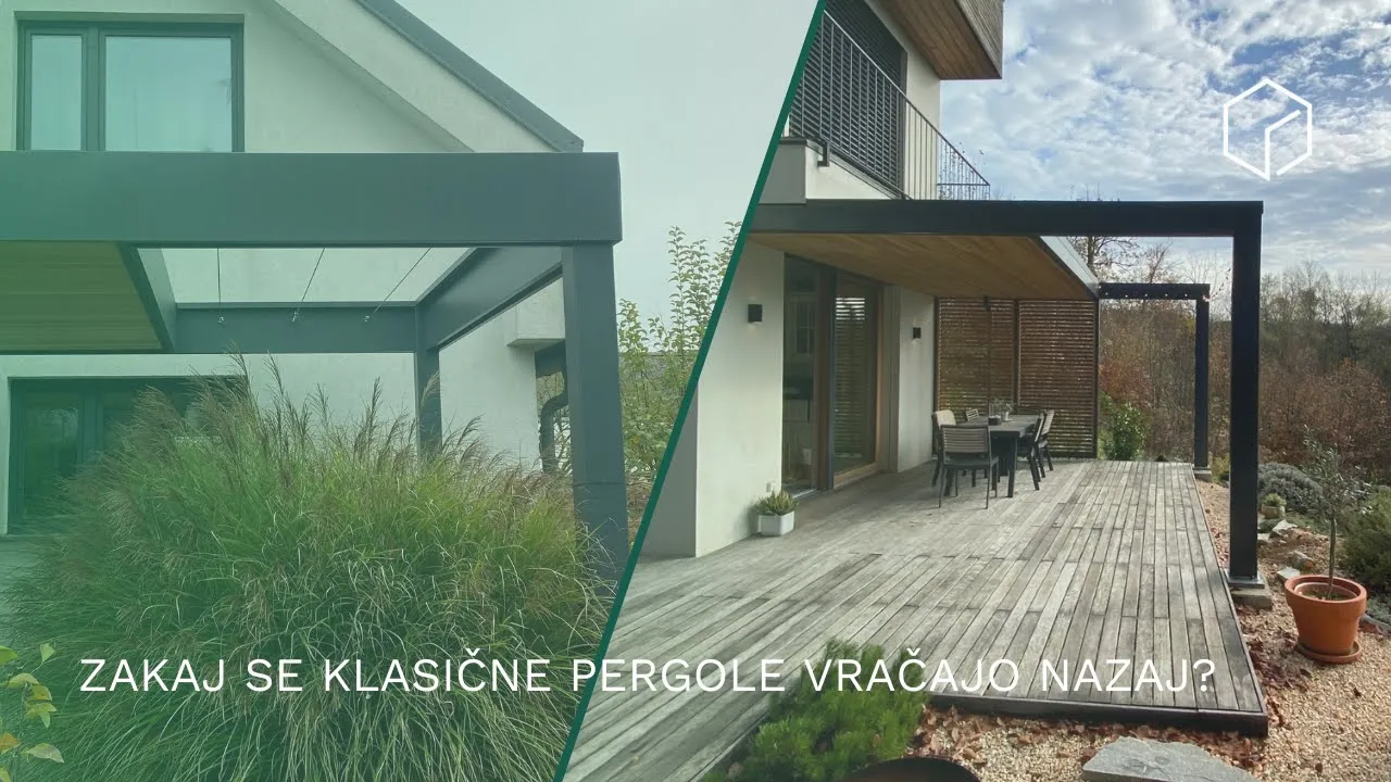 Ker so edino pergole s fiksno streho večne