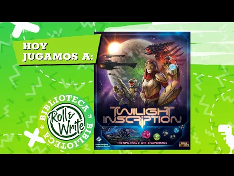 Hoy Jugamos a Twilight Inscription en castellano (Juego de Mesa Roll & Write ) Partida