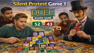 Silent Protest Game 1 Vs me | 7 Wonders Duel Board Game