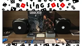 Unbroken | Kickstarter Preview | Solo Setup & Rules Overview