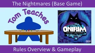 Tom Teaches Onirim (Base Game Rules & Gameplay)