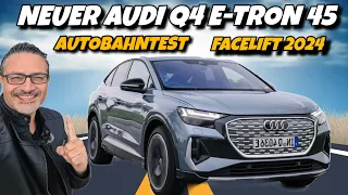 Neuer Audi Q4 e-tron 45 im ersten Test und Neueröffnung Audi Charging Hub Frankfurt mit top Infos.