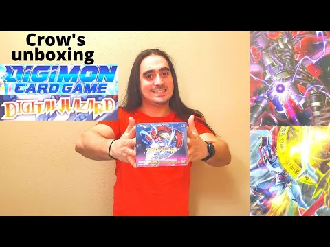 Crow's unboxing Digimon card game EX-02 Digital Hazard
