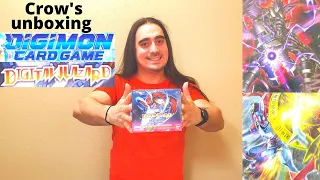 Crow's unboxing Digimon card game EX-02 Digital Hazard