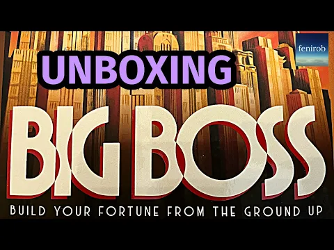 Big Boss Board Game | Unboxing (No Talking)