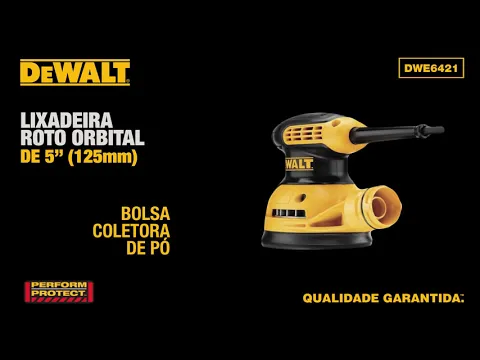 Lixadeira Roto Orbital 5" à Bateria 20V DCW210B
