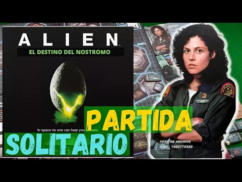 ALIEN EL DESTINO DEL NOSTROMO (Partida solitario) - Juego de mesa
