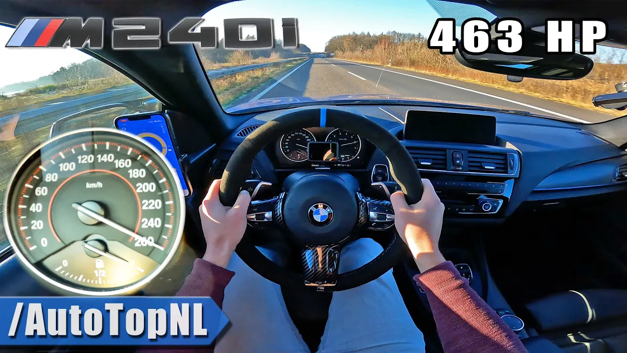 463HP BMW M240i on AUTOBAHN [NO SPEED LIMIT] by AutoTopNL