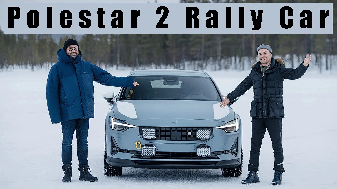 Rallying On Ice In the One Off Polestar 2 Arctic Circle