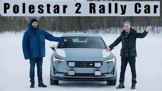 Rallying On Ice In the One Off Polestar 2 Arctic Circle