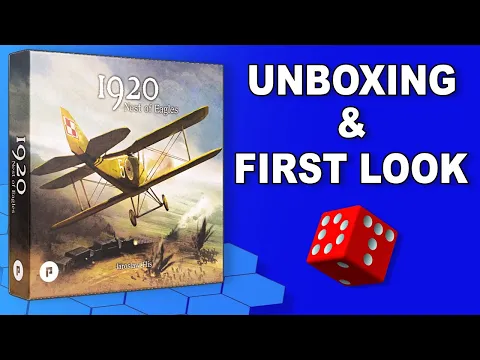 1920: Nest of Eagles - UNBOXING & FIRST LOOK | WARGAME Board Game