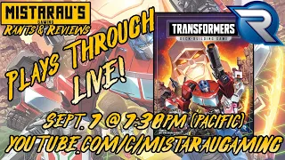 Mista Rau Gaming LIVE! Transformers: Deck-building Game