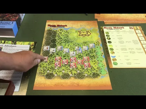 French and Indian War The Battle of Carillon board war game play thru aka Fort Ticonderoga