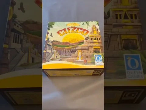 Reboxing Cuzco by Stefan Feld - Time Lapse