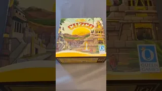 Reboxing Cuzco by Stefan Feld - Time Lapse