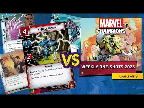 VOLTRON QUICKSILVER vs EXPERT UNUS | Weekly One-Shot 9: "Tag Team" Marvel Champions Playthrough