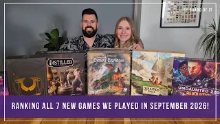 Ranking All 7 New Games We Played In September 2026! - Board Of It