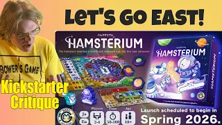 HAMSTERIUM Board Game Project (B-) 『ハムスタリウム』 完全新作ボードゲームプロジェクト - Kickstarter Critique Review