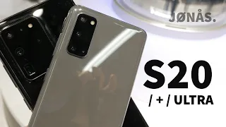 Samsung Galaxy S20 + Ultra und Z Flip im Ersteindruck