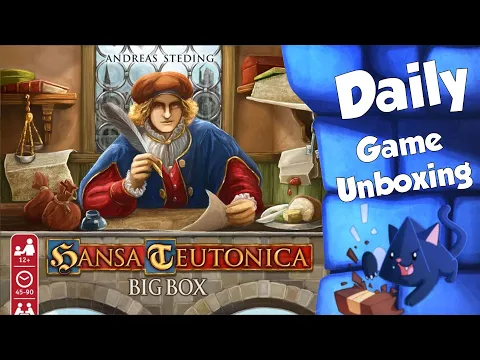 Hansa Teutonica Big Box - Daily Game Unboxing