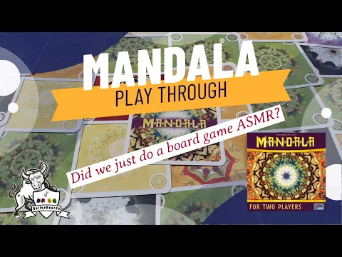 Mandala I Board Game I Play Through -Is this ASMR?