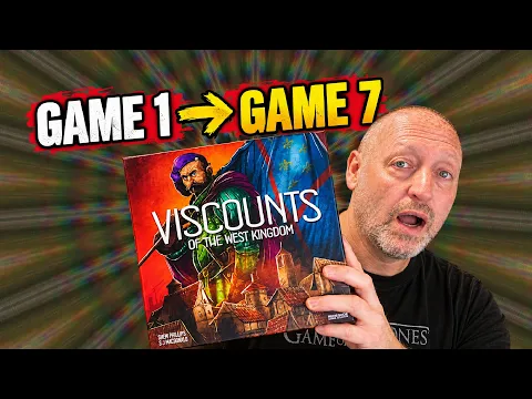 7 Games of Viscounts of the West Kingdom — How My Gameplay Evolved