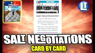 Twilight Struggle Boardgame STRATEGY / HOW To Play SALT NEGOTIATIONS card