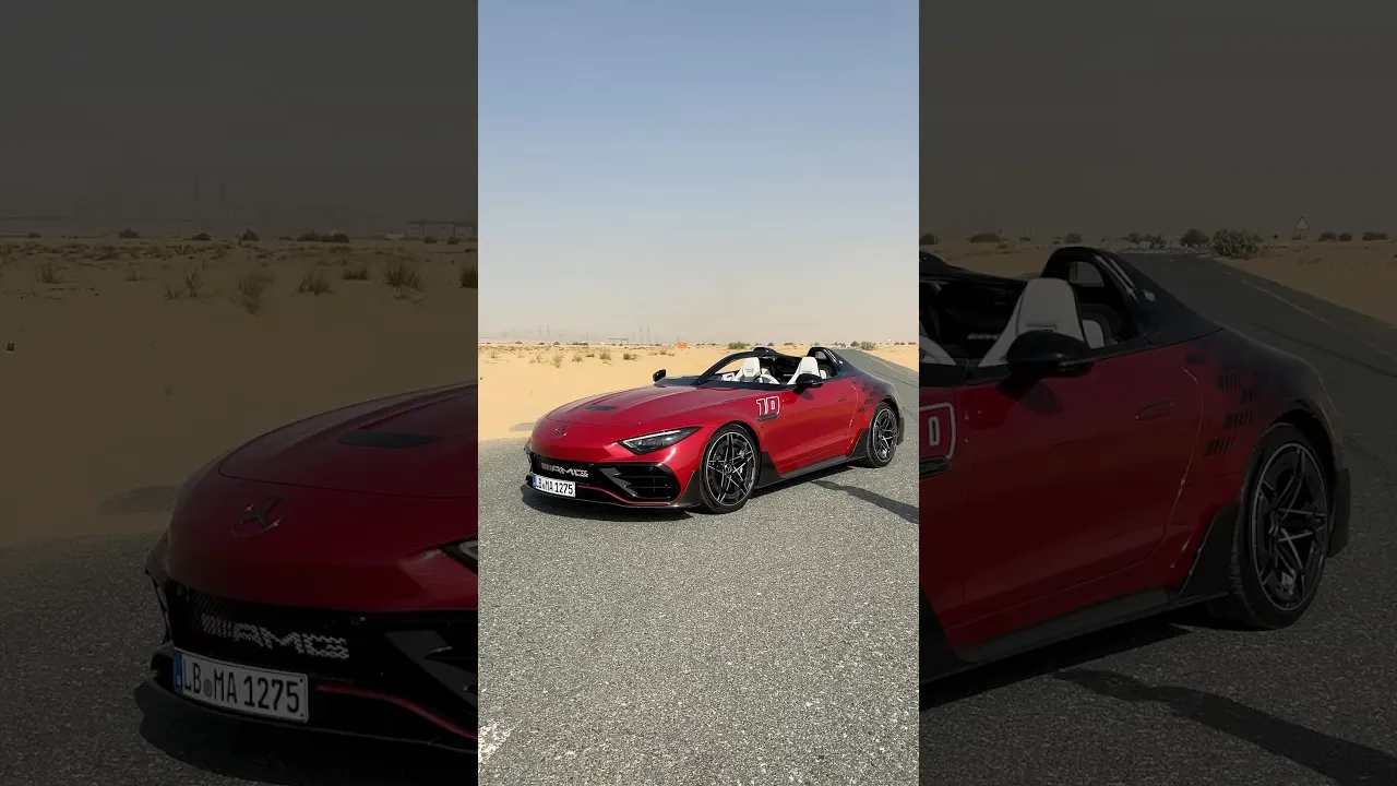 The first car in Mercedes-AMG's 'Mythos' line 😱 #mercedes #supercars #cars