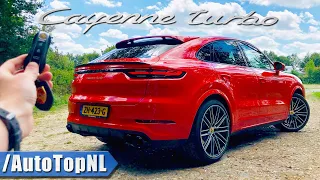 2020 Porsche Cayenne Turbo Coupe REVIEW POV Test Drive on AUTOBAHN & ROAD by AutoTopNL
