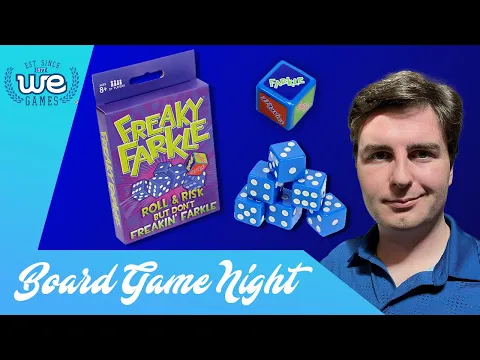 Dice Rolling Madness! Let's Play Freaky Farkle | Board Game Night