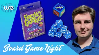 Dice Rolling Madness! Let's Play Freaky Farkle | Board Game Night