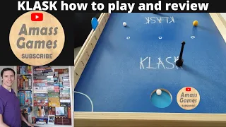 Klask how to setup play, playthrough and review #boardgame #amassgames #toys #fun #action #wooden
