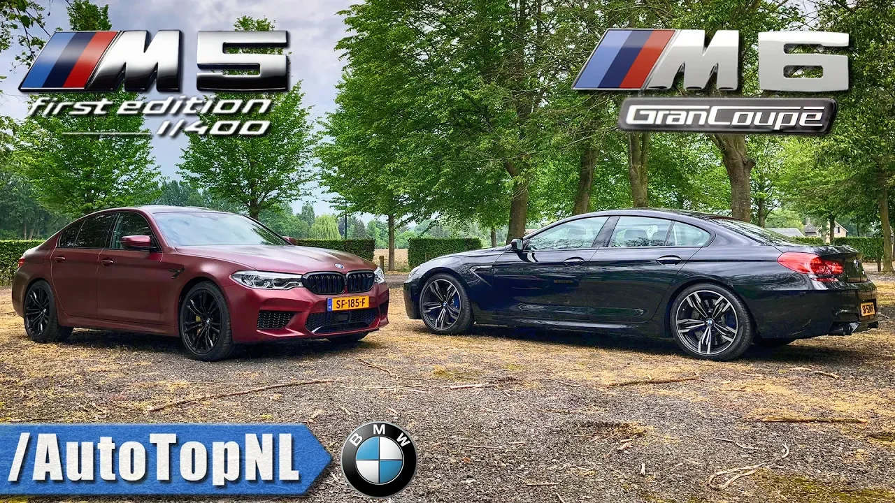 BMW M5 F90 vs BMW M6 F06 REVIEW by AutoTopNL (English Subtitles)