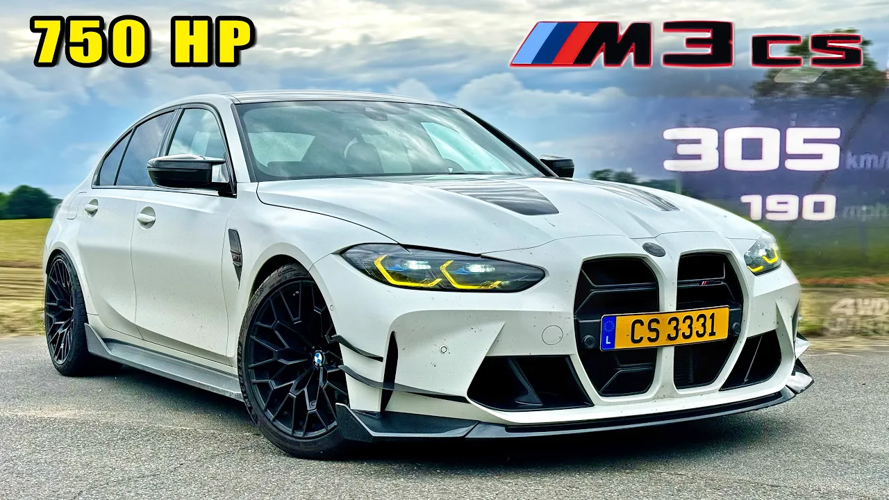 BMW M3 CS 750HP // REVIEW on Autobahn