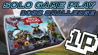 How To Play Hero Realms Solo - Tibus the Guild Lord Boss Challenge