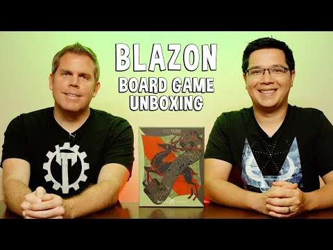 Unboxing Blazon - Shield Designing Board Game