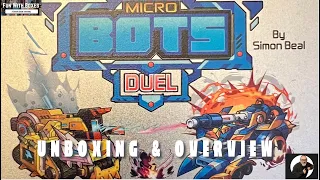 Micro Bots: Duel | Prometheus Game Labs | Unboxing & Game Overview | Fun with Boxes