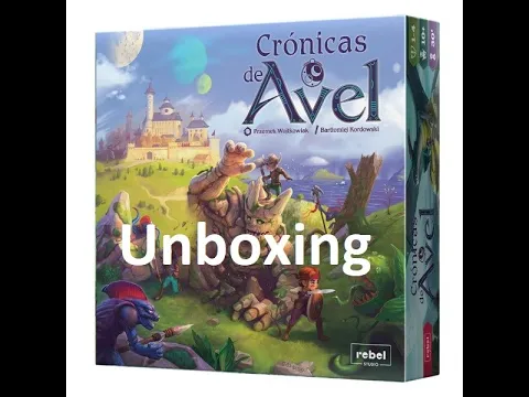Unboxing Crónicas de Avel por El club del dado