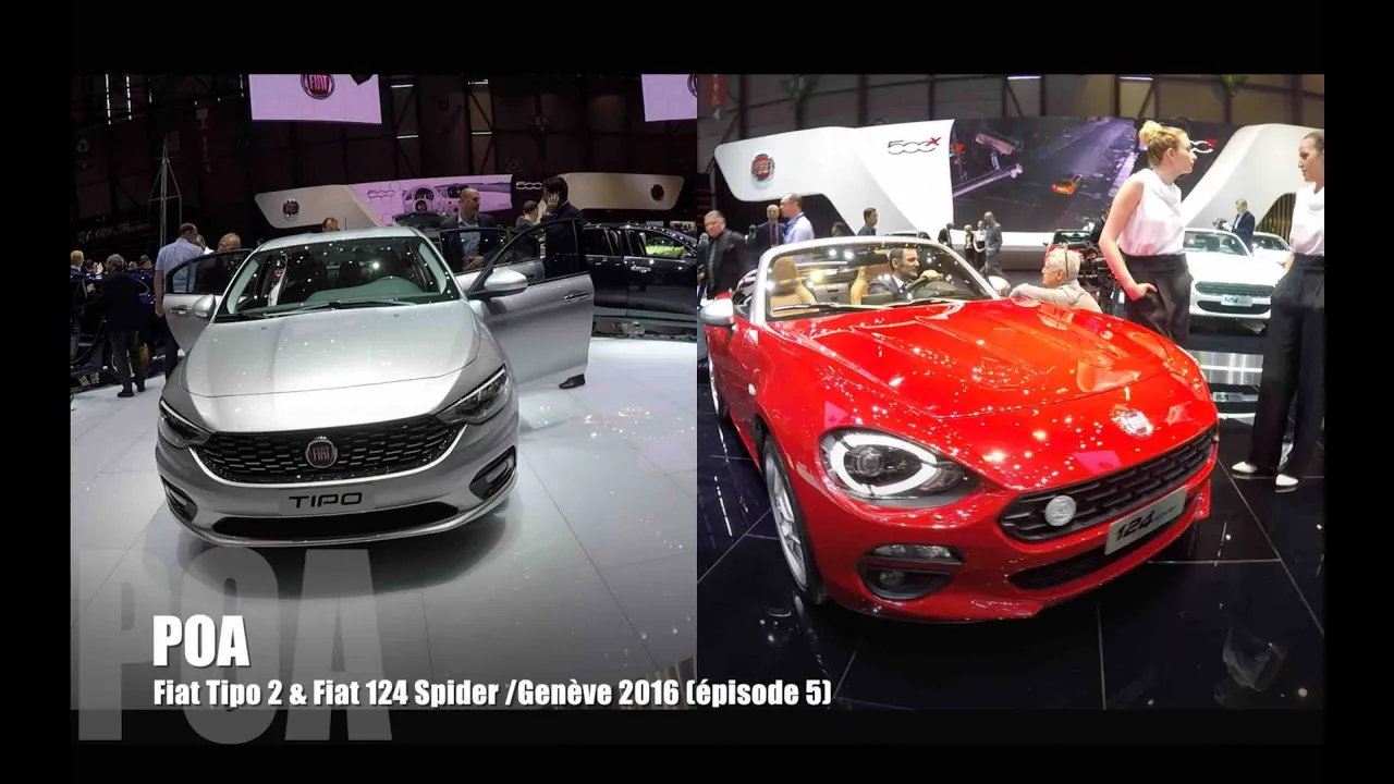 Fiat Tipo 2 et Fiat 124 Spider - Salon de Genève 2016 5/20