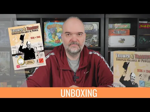 Triumph & Tragedy: European Balance of Power 1936-1945, by GMT Games - Unboxing (Greek)