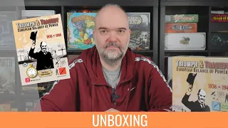 Triumph & Tragedy: European Balance of Power 1936-1945, by GMT Games - Unboxing (Greek)