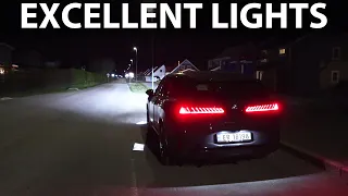 BMW iX3 50 xDrive adaptive headlights test