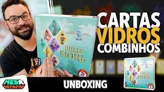Mille Fiori | Detalhes dos componentes | Unboxing