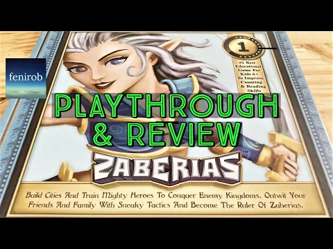Zaberias Board Game | Playthrough and Review (2 Players)